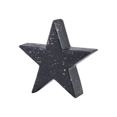 Csillag 17x4,7x15,7cm fekete @