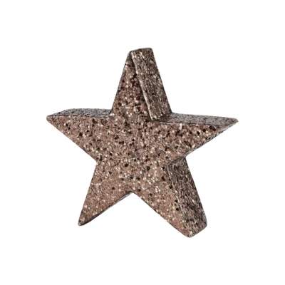 Csillag 17x4,7x15,7cm bronz @