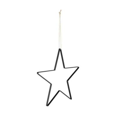 Függ.csillag O26cm fekete Cassinga@