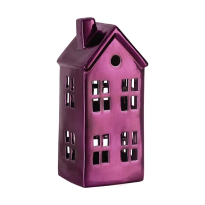 LEDes házikó9,6x8,8x21,8cm pink@