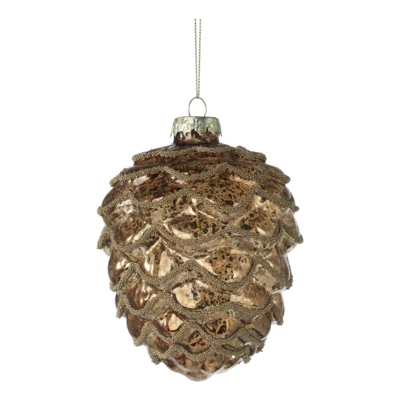 Toboz 9,5cm bronz/csillám @