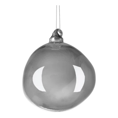 Karácsonyfagömb O10cm szürke @
