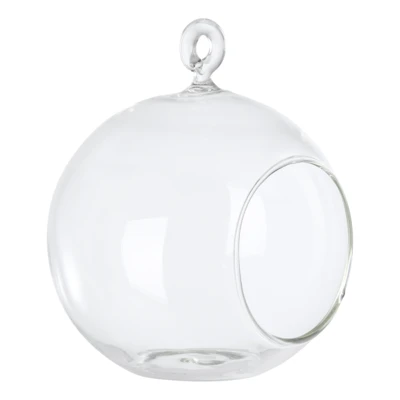 Függő dísz 12cm átlátszó @