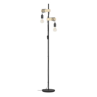 TOWNSHEND Álló E27 2x10W fek/tölgy 32919 helyett