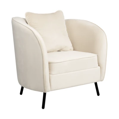 Fotel+párna 81,5x61,5x91cm krém@ Cagwait