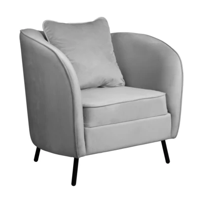 Fotel+párna81,5x61,5x91cm szürke@ Cagwait