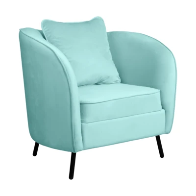 Fotel+párn81,5x61,5x91cm türkiz@ Cagwait