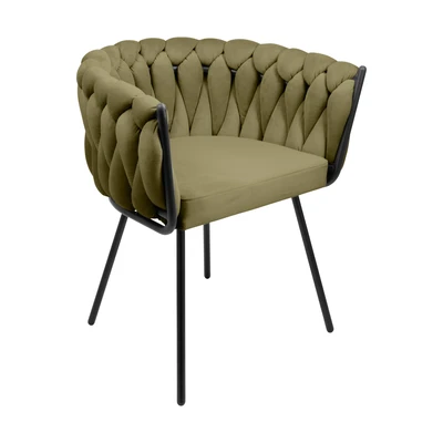 Étkezőszék zöld/fekete Manambolosy@