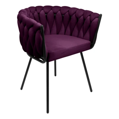 Étkezőszék lila/fekete Manambolosy@