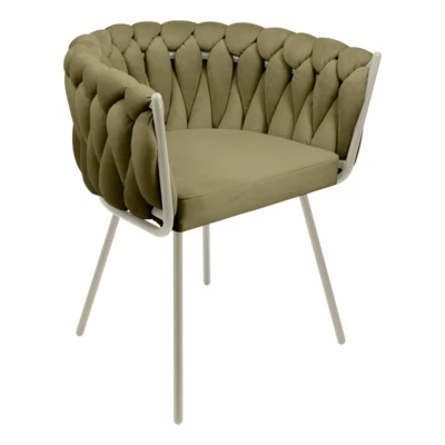 Étkezőszék zöld/homokszín@ Manambolosy