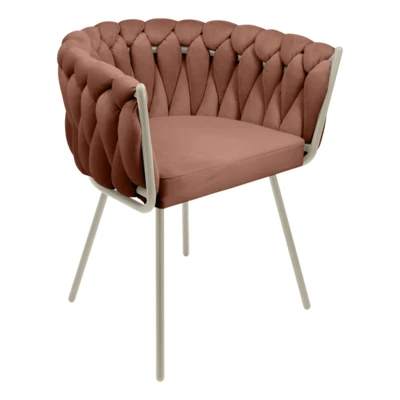 Étkezőszék csokibarna/homok@ Manambolosy