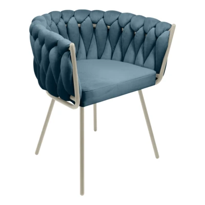 Étkezőszék kék/homokszín@ Manambolosy