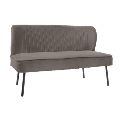 Kanapé 124x121x75,2cm s.szürk/fk@ Jerteh