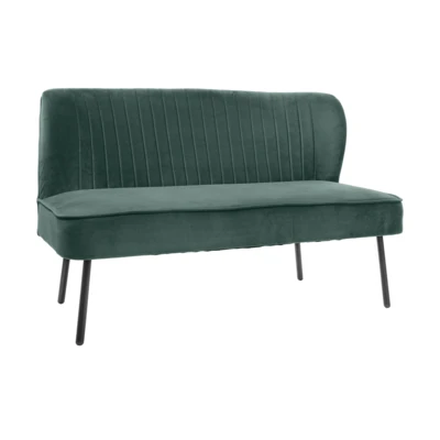 Kanapé 124x121x75,2cm s.zöld/fk@ Jerteh