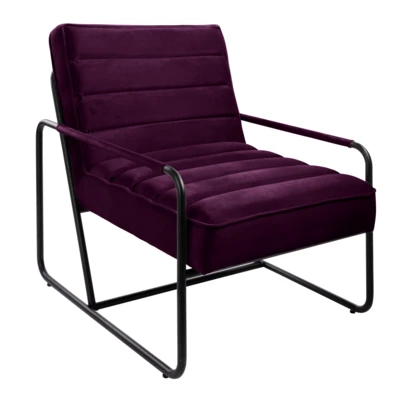 Fotel 64,2x73x80cm lila/fek@ Pakotkuara