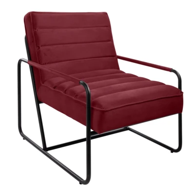 Fotel 64,2x73x80cm bvörös/fk@ Pakotkuara