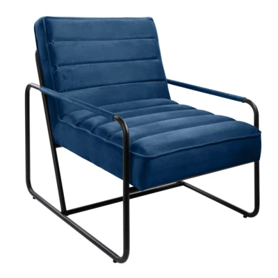 Fotel 64,2x73x80cm skék/fek@ Pakotkuara