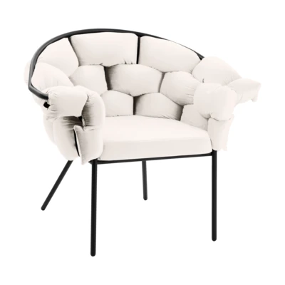 Fotel 1-es fehér/fekete Manambolosy@