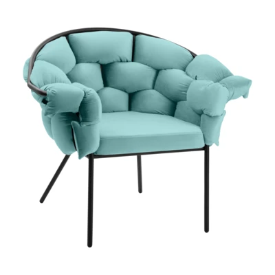 Fotel 1-es lila/fekete Manambolosy@