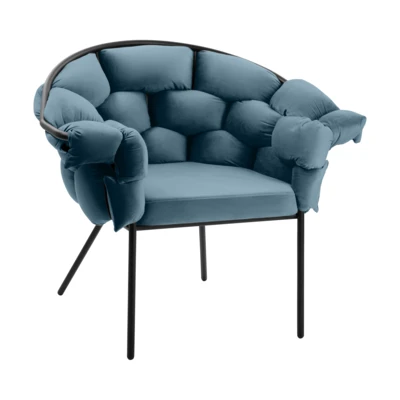 Fotel 1-es kék/fekete Manambolosy@