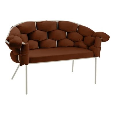 Kanapé 2-es konyak/homok @ Manambolosy