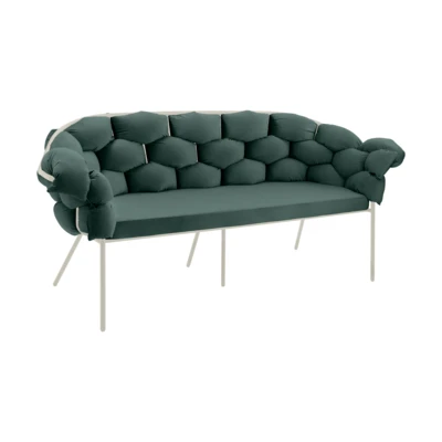 Kanapé 3-as s.zöld/homoksz@ Manambolosy