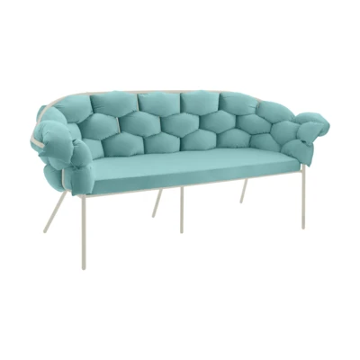 Kanapé 3-as lila/homokszín@ Manambolosy