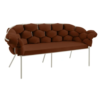 Kanapé 3-as konyak/homok @ Manambolosy