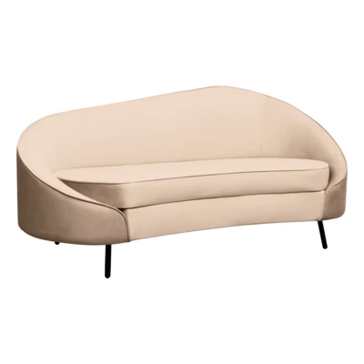 Kanapé 178x80x79cm vajszín/fek@ Cagwait