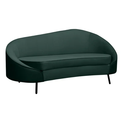 Kanapé 178x80x79cm s.zöld/fek@ Cagwait