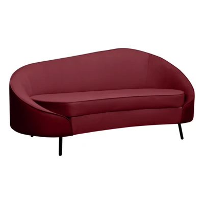 Kanapé 178x80x79cm b.vörös/fek@ Cagwait