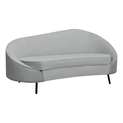 Kanapé 178x80x79cm k.szürk/fek@ Cagwait