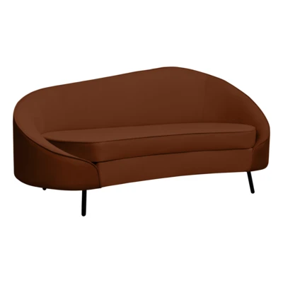 Kanapé konyak/fekete Cagwait@