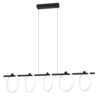 CARANACOA LED függ./5 3000K fek/feh