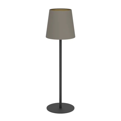 FIORANA Asztali E14 40W fek/capp-ar@