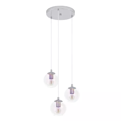 ARISCANI 2 Függ. E27 3x60W króm/ir.