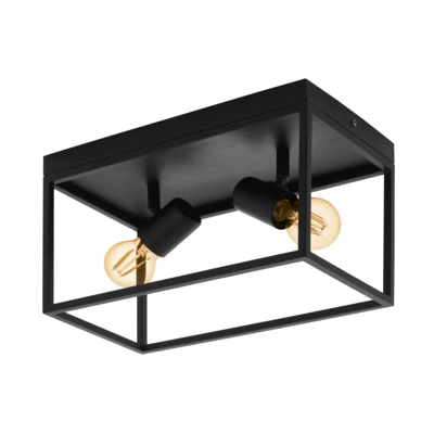 SILENTINA Mennyezeti E27 2x40W fek