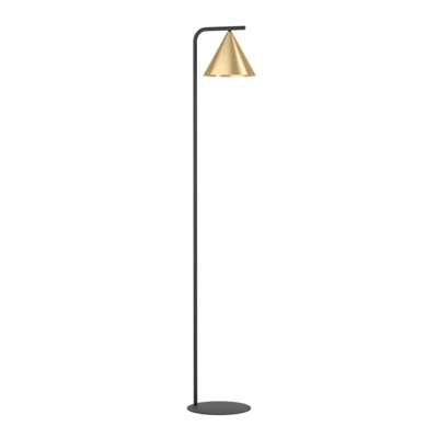 NARICES Álló E27 1x40W fek/csiszolt