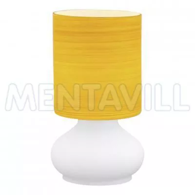 LEONOR Asztali E27 1x60W SÁRGA @