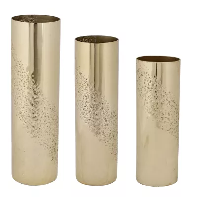 Fém váza arany színű 3db-os @ KURASHIKI