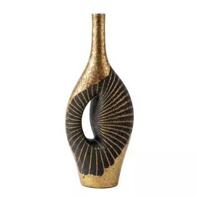 Váza 69cm fekete/arany Sakti@ SAKTI