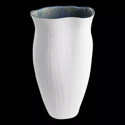 Kerámia váza 28,7cm krém/kék Daijia@