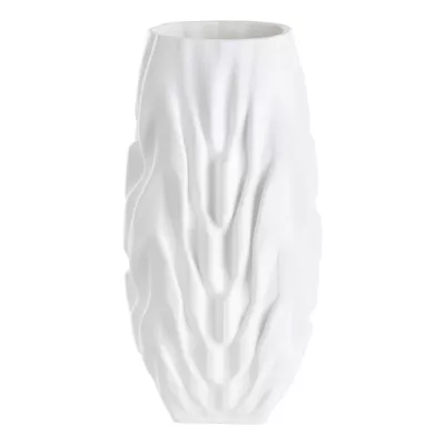 Kerámia váza 3D 35cm fehér Hongmao@ HONGMAO
