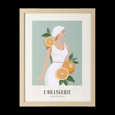 Kép 33x43cm nő narancsokkal Tintane@