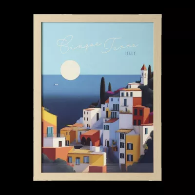 Kép 33x43cm  Cinque Terre  Tintane@