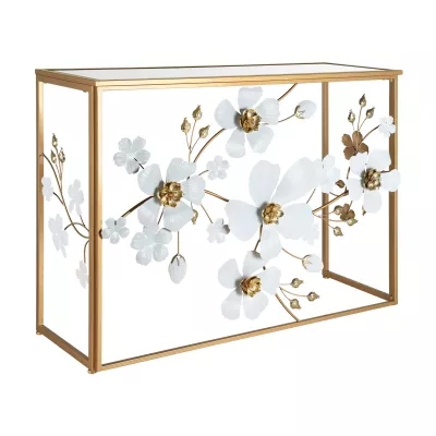 Asztal tükörborít.108x36,8x80cm@ TUPIZA