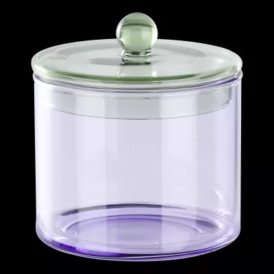 Üveg tároló ?10,5x11cm levendula @ LAOXI