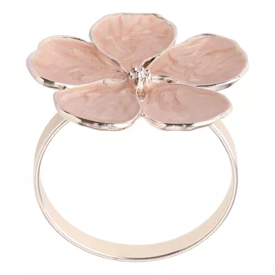 Szalvétagyűrű rózsaszín/arany @ JANAPUR