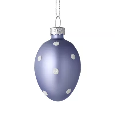 Tojás 3db/csomag 6cm pötty KÉK@ FINTRY