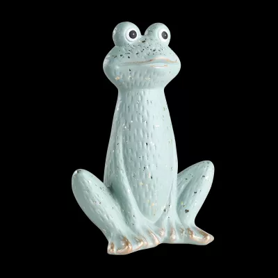 SAIDANE Béka 18cm mentazöld/arany@
